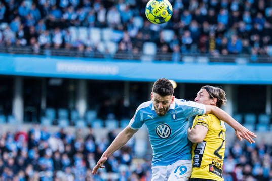 Malmö FFs Erdal Rakip och Elfsborgs Jonathan Levi