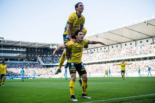 Elfsborgs Stefan Ishizaki jublar
