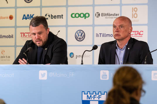 Elfsborgs tränare Jimmy Thelin och Malmö FFs tränare Uwe