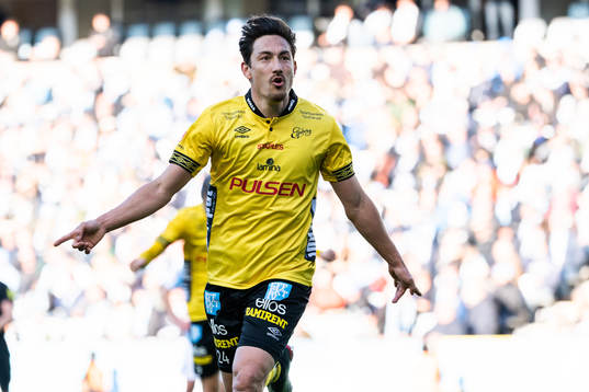 Elfsborgs Stefan Ishizaki jublar