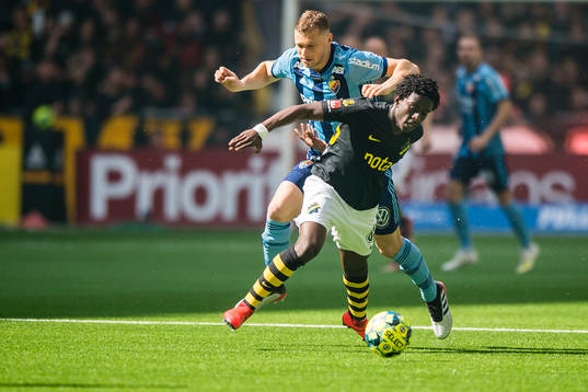 s Jack Lahne och Djurgårdens Jesper Karlström
