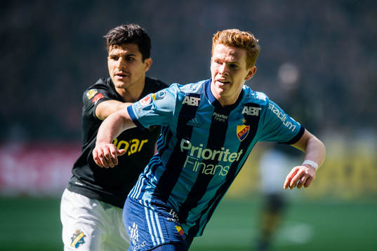 s Tarik Elyounoussi och Djurgårdens Aslak Witry