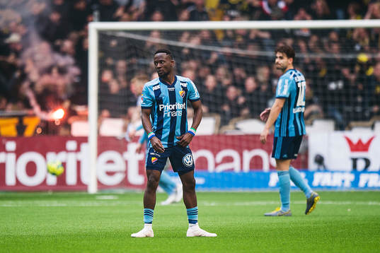 Djurgårdens Mohamed Buya Turay deppar