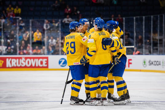 Mario Kempe, Dennis Rasmussen, Robert Hägg and Marcus
