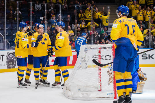 William Nylander, Patric Hörnqvist, Adrian Kempe and