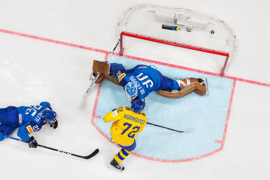 Stefano Marchetti and goaltender Marco de Filippo Roia of
