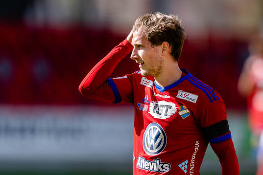 Östers Oliver Silverholt deppar