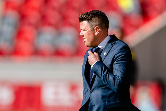 Östers tränare Christian Järdler