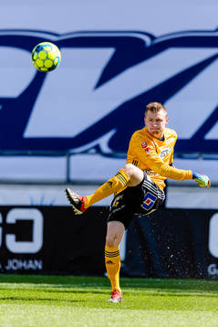 Östers målvakt Tobias Andersson