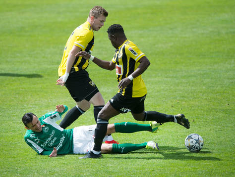 s Burim Rexhepi i matchen i division 2 mellan IFK