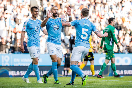 Malmö FFs Sören Rieks jublar