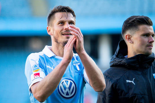 Malmö FFs Markus Rosenberg tackar publiken