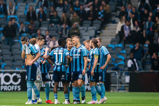 Djurgårdens spelare samlade