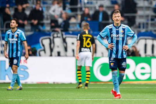 Djurgårdens Fredrik Ulvestad deppar