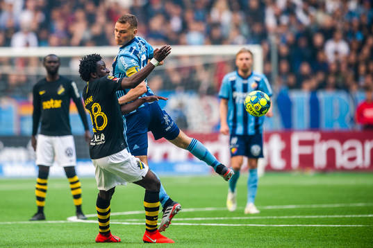 s Jack Lahne och Djurgårdens Jesper Karlström