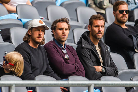 Djurgårdens tidigare spelare Jonas Olsson Johan Elmander