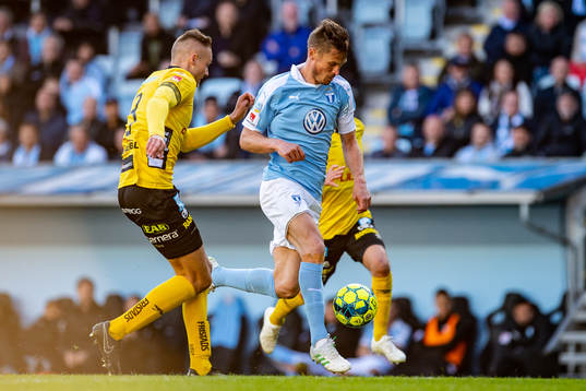 Malmö FFs Markus Rosenberg och Elfsborgs Stian Rode