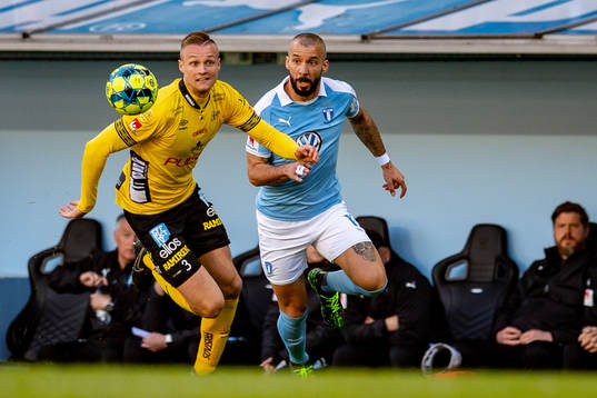Elfsborgs Stian Rode Gregersen och Malmö FFs Guillermo