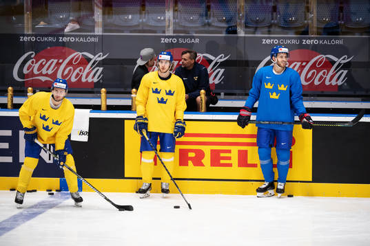 Marcus Krüger, Mario Kempe and Alexander Wennberg of