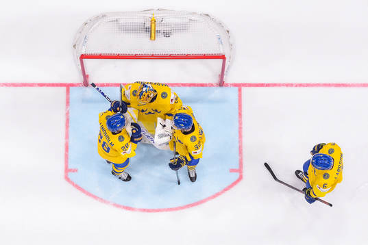 Goaltender Jacob Markström , Elias Lindholm ,Oskar