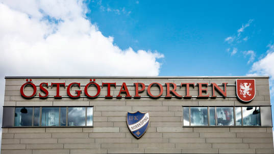 Östgötaporten förre fotbollsmatchen i Allsvenskan mellan