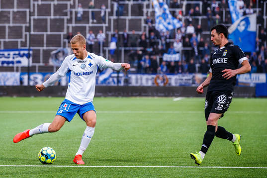 IFK Norrköpings Filip Dagerstål och IFK Göteborgs Giorgi