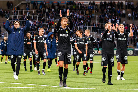 IFK Göteborgs Benjamin Nygren, Victor Wernersson och Carl