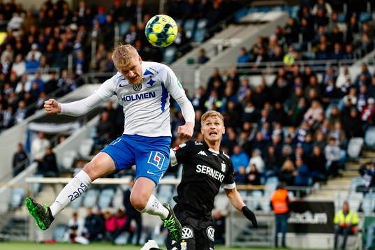 IFK Norrköpings Kalle Holmberg och IFK Göteborgs Carl