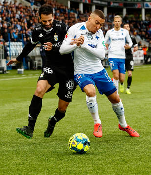 IFK Göteborgs André Calisir och IFK Norrköpings Jordan