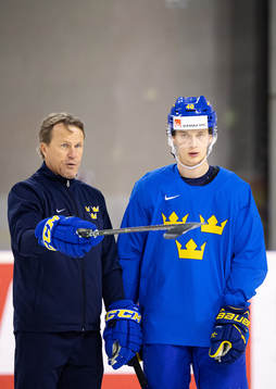 of Sweden at a practice session