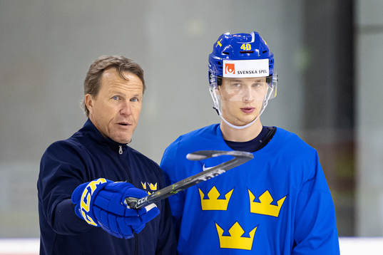 of Sweden at a practice session