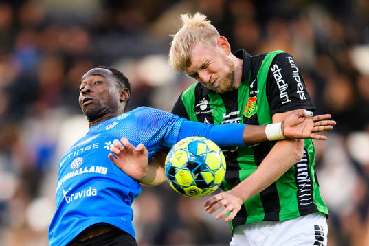 Halmstads Sadat Karim och GAIS Carl Elfgren Nyström i