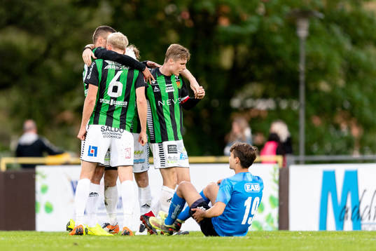 GAIS spelare jublar