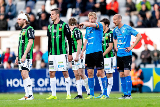 Halmstads Peter Larsson och Andreas Johansson deppar