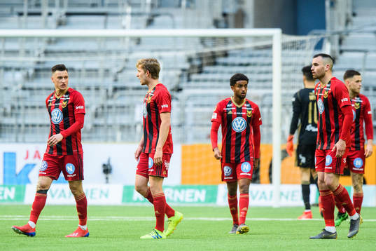 Östersunds spelare deppar