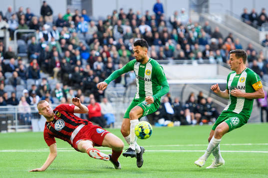 Östersunds Thomas Poppler Isherwood mot Hammarbys Imad