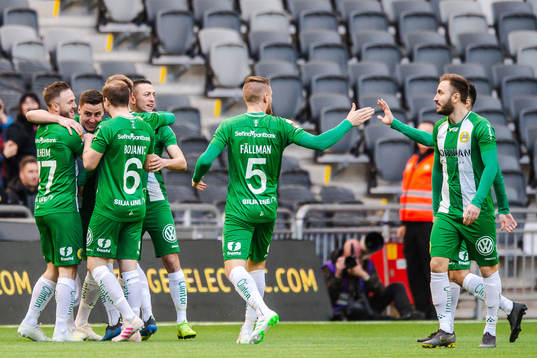 Hammarbys Mats Solheim, Jeppe Andersen, Darijan Bojanic,