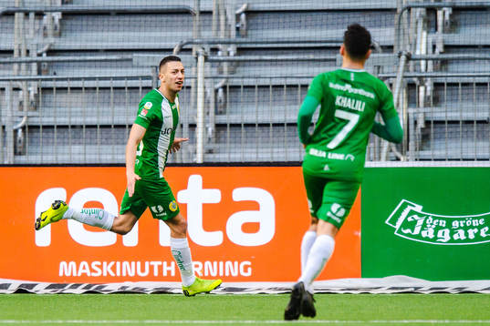 Hammarbys Nikola Djurdjic jublar