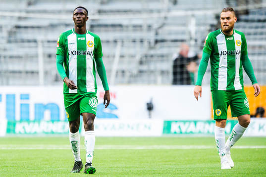 Hammarbys Kossounou Odilon och David Fällman