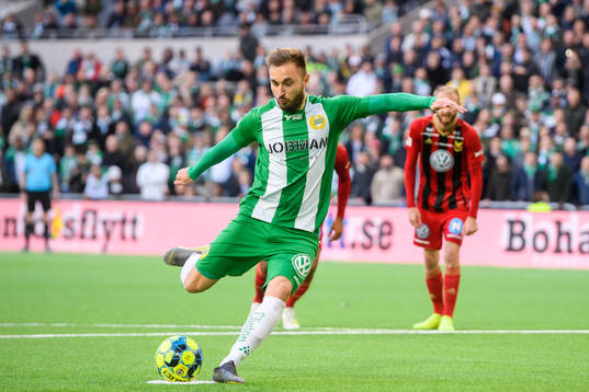 Hammarbys Muamer Tankovic gör 4-0 på straff
