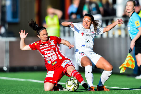 Piteås Linnea Selberg och Rosengårds Johanna Rytting