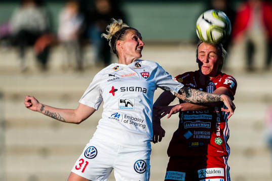 Rosengårds Anja Mittag och Piteås Julia Karlernäs