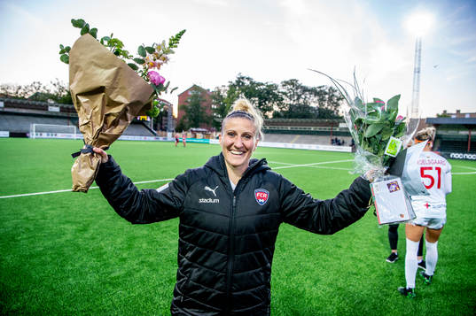 Rosengårds Anja Mittag tackas av