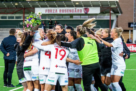 Rosengårds Anja Mittag tackas av