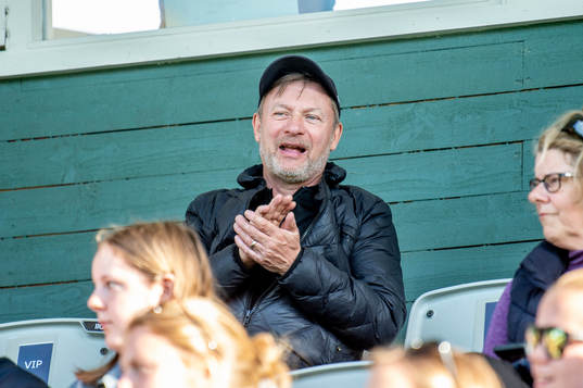 Förbundskaptenen Peter Gerhardsson på plats