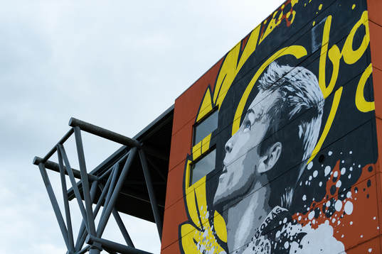 Exteriör på Borås arena