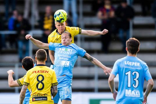 AFC Eskilstunas Felix Michel Melki  och Elfsborgs Joakim