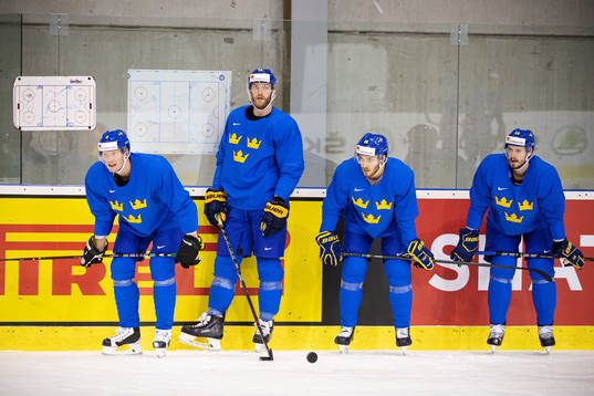 John Klingberg, Mattias Ekholm, Alexander Wennberg and