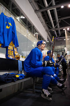 John Klingberg of Sweden at a practice session