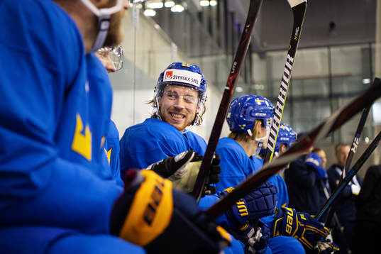 Elias Lindholm of Sweden at a practice session